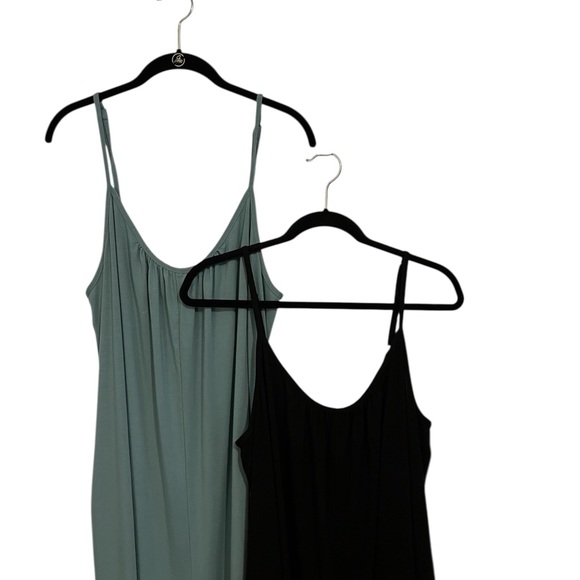 2-Bundle Dokotoo Women's Black & Turquoise One Piece Wide Leg Jumpsuit Size: XL - Picture 5 of 11